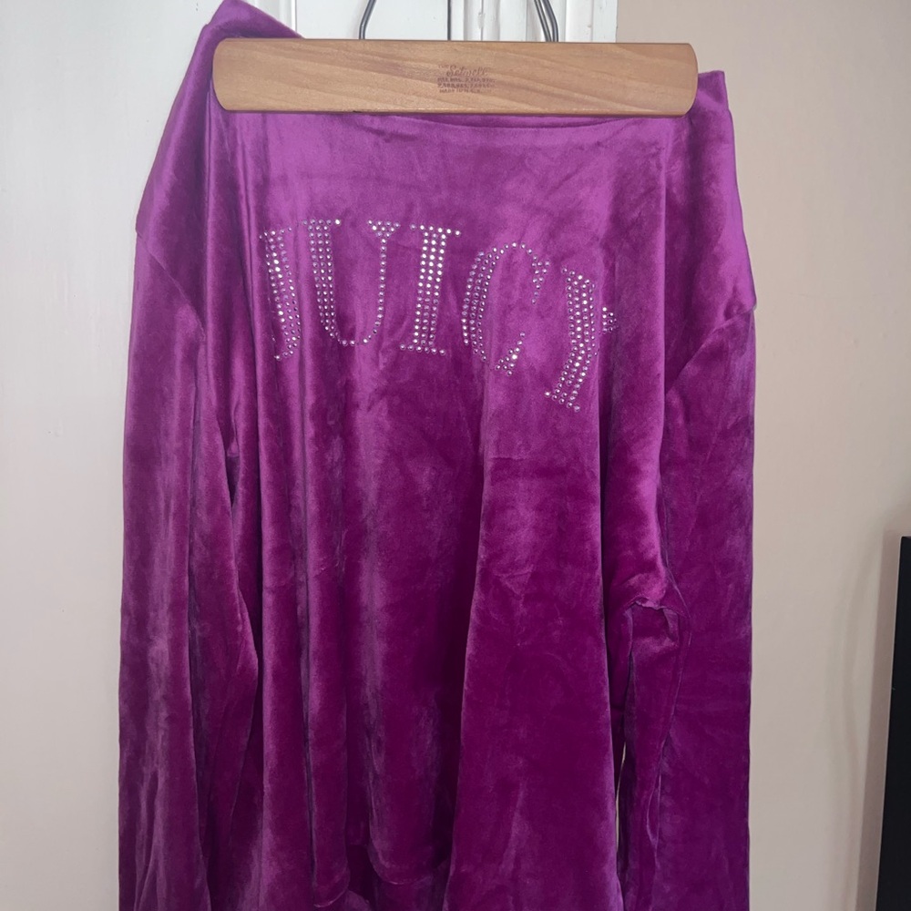 Juicy Couture purple velvet set